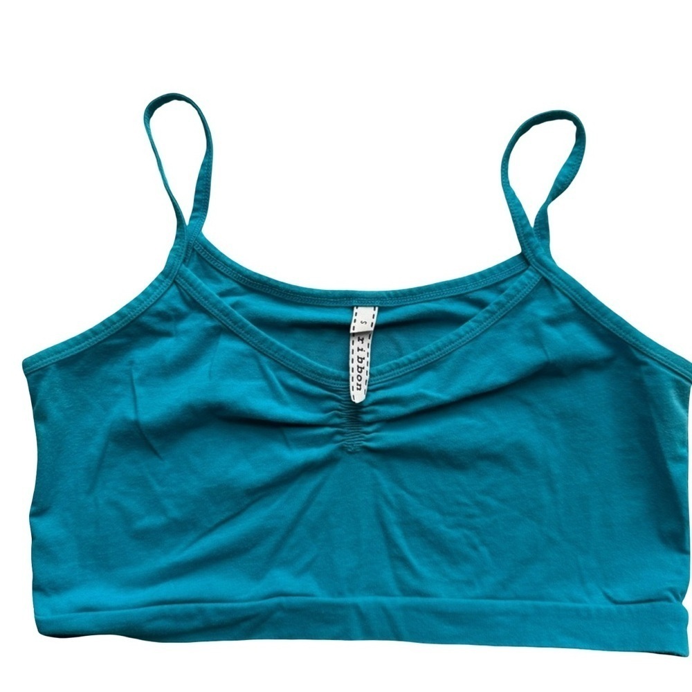 Ribbon Teal Bralette Women’s M Activewear Sporty Streetwear Casual